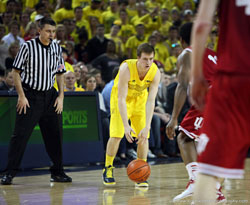 Michigan vs Indiana university basketball game 2013 photography by robbie small